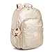 Kipling Women's Seoul Go Laptop, Padded, Adjustable Backpack Straps, Zip Closure, Sparkly Gold, One Size