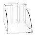Premium Clear Acrylic Desktop Office Supplies Organizer w/ Post It Note Pad Holder, Mail Storage & 3 Pencil Slots