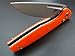 Eafengrow EF221 Folding Knife Pocket Knives D2 Blade and G10 Handle EDC Tool Knife (Orange)