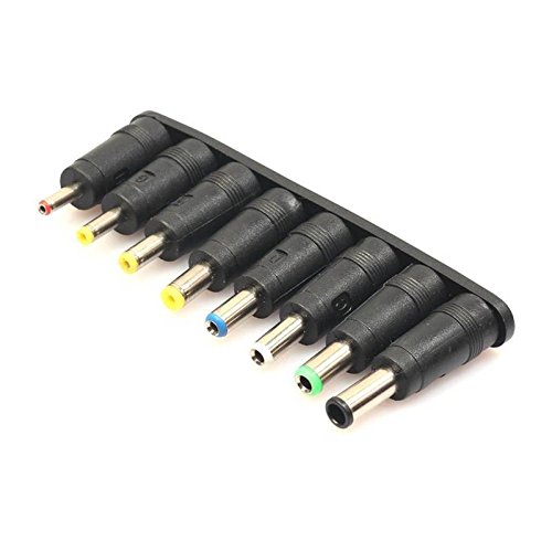 VizGiz 8 Pack 5.5mm x 2.1mm Female DC AC Power Supply Plug Jack Adapter Connector to 8 Male DC 6.0x1.4mm 6.3x3.0mm 5.5x2.5mm 5.5x1.7 Tips Sets for Lenovo Thinkpad Dell Sony Laptop Asus HP LED Strips - Thumbnail 4