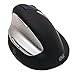 Ev Rechareable Human Ergonomic Vertical Wireless Mouse High Speed Laser Transmission with 4 level (500,1000,1800,2500DPI)-Small Size