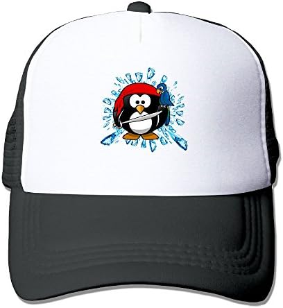 Penguin Pirate With A Parrot Casual Outdoor Activities Baseball Cap Hat