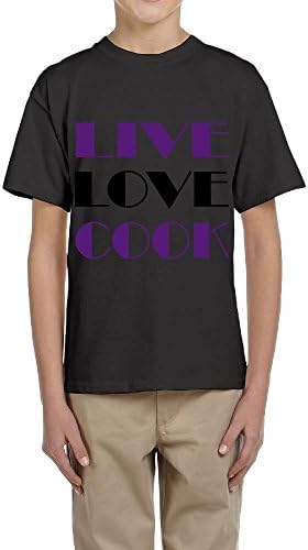 Live Love Cook Cotton Fashion T-shirt Solid Neutral T-shirt Adolescents