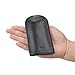 JUMI Key Case Bag Genuine Leather Car Keychain Organiser Wallet Cover Holder Black