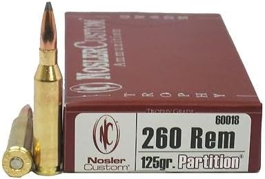 Nosler 260Rem 125Gr Pt 20/200