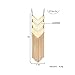 HUIMEI Chevron Three V Shaped Long Chain Pendant Necklace with Tassel