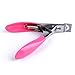 Ostart Pedicure Manicure Tool Acrylic False Nail Clipper Cutter - Pink