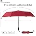 SY COMPACT Travel Umbrella Windproof Automatic Umbrella for Women red Umbrellas- Factory Outlet Shop