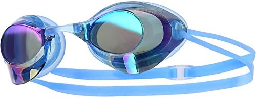 Actorstion Swim Goggles With Anti Fog UV Protection No Leaking Shatterproof for Adult Men Women Youth Kids Children + Goggles Case, Silicone Ear Plugs (Swim Goggles Blue 4300)