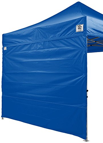 Impact Canopy 10 x 10 Canopy Pop Up Tent, Instant Outdoor Gazebo Shelter, Included Solid and Mesh Sidewalls, Aluminum Frame, Royal Blue