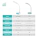 TaoTronics TT-DL032 7W Dimmable Color LED Desk Lamp with Built-in 1000mAh Rechargeable Battery, Flexible Gooseneck, Touch Control, Official Member of Philips Enabled Licensing Program, White