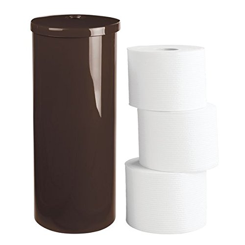 InterDesign Una FreeStanding Toilet Tissue Holder and Reserve Canister