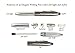 Elegant Multipurpose Ball Point Writing Pen with LED Light and Capacitive Stylus -- 3 in One. Chrome and gunmetal; black ink.