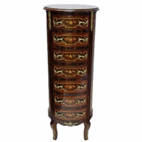 Casa Padrino Barockkommode Round With 7 Drawers Amazon Co Uk