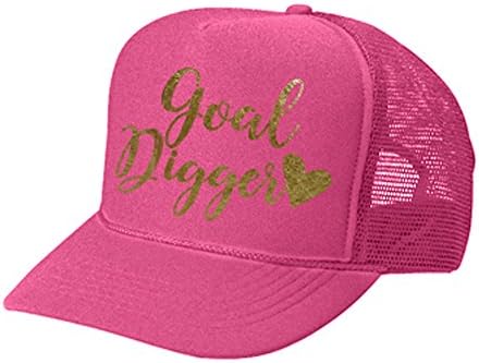 Moxie Fitness Apparel Goal Digger Trucker Hat (Pink)