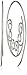 Amazon Collection Diamond Cut Rhodium-Plated Sterling Silver Threader Earrings (1.7