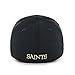 OTS NFL New Orleans Saints Men's Wilder Center Stretch Fit Hat, Black, Large/X-Large