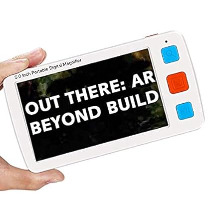 Eyoyo Handportable Video Digital Magnifier Elektronische Lesehilfe Leselupen mit Sprachaufforderung Funktion (5.0 Zoll)