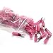 Wiwaplex 50pcs 22-16 A.W.G #10 Fork Spade Nylon Heat Shrink Waterproof Quick Disconnect Electrical Insulated Crimp Terminals Connectors