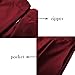 Yige Women's High Waisted A line Skirt Skater Pleated Full Midi Skirt Wind Red US8