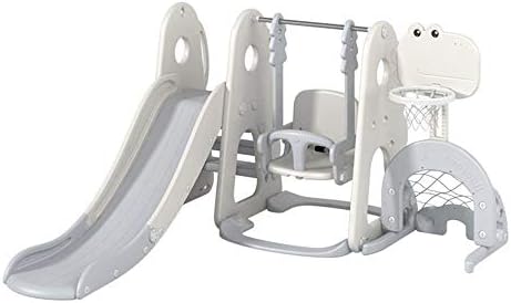 Ekt 短納期 滑り台 すべり台 ブランコ 大型遊具 おもちゃ 家庭用 組立簡単 安定な土台 倒れにくい バスケット サッカー 2 8歳 子供 誕生日ギフト