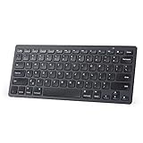 XINKSD Bluetooth Ultra-Slim Keyboard for iPad Air 2 / Air, iPad Pro, iPad mini 4 / 3 / 2 / 1, iPad 4 / 3 / 2 , New iPad 9.7"(2018/ 2017), Galaxy Tabs and Other Mobile Devices (Black)