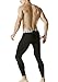 TSLA Men's Thermal Compression Pants, Athletic Sports Leggings & Running Tights, Wintergear Base Layer Bottoms, Fleece Lined Black, Large