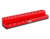 ARES 70232-26-Piece 1/4-Inch SAE Magnetic Socket Organizer - 13 Standard Size and 13 Deep Size Socket Holder - Keeps Your Tool Box Organized