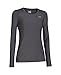 Under Armour Women's UA HeatGear Armour Long Sleeve Medium Carbon Heather