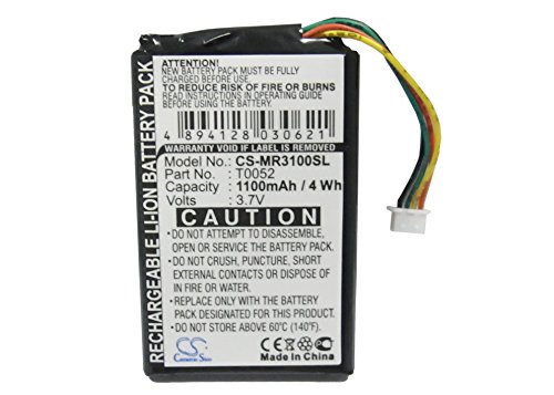 1100mAh Battery For Magellan Maestro 3000, Maestro 3100, Maestro 3200