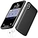 iPhone X Battery Case,6000mAh iphonex Portable Charger,Portable Rechargeable Protective Charging Case Slim for Apple iPhone 10,Support Lightning Earphone and Sync-though(Black)
