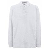 Fruit of the Loom Men's Premium Pique Long Sleeve Polo Shirt