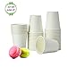 TashiLiving [100 Pack-10oz Paper Coffee Cups Disposable Tea & Hot Chocolate Containers to go, 10 Ounce, White