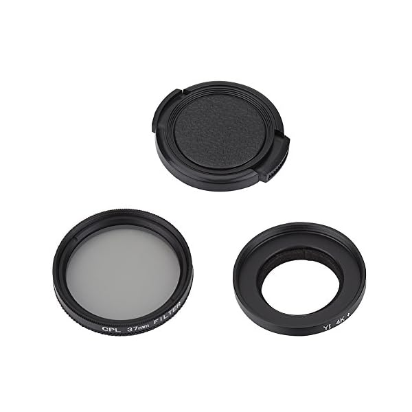 Mugast 37mm Circular Polarizer Objektivfilter, CPL Filter Objektiv mit Adapterring Schutzkappe Geeignet für Xiaomi Yi 4k… – Bild 8