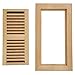 Homewell Maple Wood Floor Register, Flush Mount Vent with Damper, 4x10 Inch, Unfinished