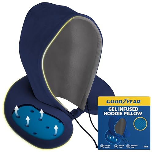 Goodyear Hooded Travel Pillow