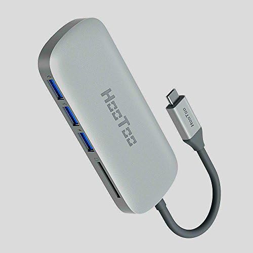 HooToo Adapter Type C Hub with 3 USB 3.0 Ports and Card Reader for New MacBook Pro 2016, New MacBook 12-Inch with Type C Plug and Other USB C Laptop
