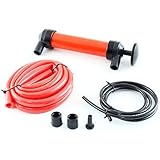 Amazon.com : New Hand Siphon Pump w Hose for Gas Oil Water Syphon