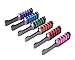 Hair Color Temporary Hair Chalk Comb: Non-Toxic Washable Hair Dye Safe for Kids and Pets, Ideal for Parties Music Festivals Cosplay, Pack of 6 Hair Brush Colors: Pink, Purple, Green, Orange, Red, Blue