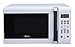 Bella 700-Watt Compact Microwave Oven, 0.7 Cubic Feet, White with Chrome