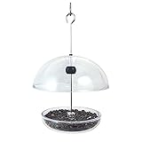 Droll Yankees CUTE Chickadee Feeder Small Domed Multi-purpose Bird Feeder for Mealworms, Seed, or Fruit