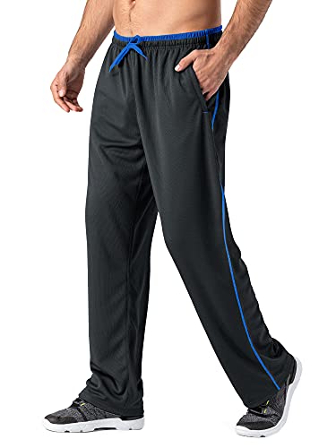 Open Bottom Mesh Athletic Pants 