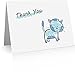 Cats Thank You Note Cards (24 Foldover Cards and Envelopes)