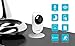 LaView 1080P HD IP Wi-Fi Wireless Security Surveillance Camera, 185° Fish-Eye Lens, Indoor, Portable, Built -in Microphone