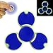 Fidget Spinner Toy,Glow In The Dark,Yeonha Toys New Design(Blue) For Stress Reducer Helps Focus Relieve ADD ADHD ANXIETY Adult Children Kid, Quiet and Stable Last for 2-3 min Spin Time!