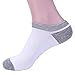 Men's 10 Pairs No Show Running Sport Thin Quarter Socks Low Cut, Sport/Black/White/Grey, 9-11sock / 6-10 shoes
