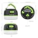 tomons Rechargeable LED Lantern 5200mAh Lithium Powerbank IP65 Waterproof Outdoor Lights Portable Camping Lantern Tent Lamp for Camping, Hiking, Fishing and Emergencies - Green