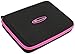 eD Elite HOT NEON Pink Quad Storage CASE for Your Active 3-D Glasses with 4 Microfiber Cleaning Cloths for 3D Glasses with Foldable arms by eDimensional Elite Series (Pink)thumb 3
