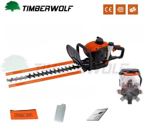 Hedge trimmer petrol-driven 25.4 cm³ with rotating handle, power 1.25 PK, blades 24" (60 cm)