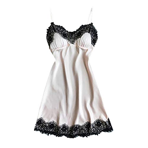 Women's Lingerie Intimates, WANQUIY Nightwear Underwear Robe Babydoll Sleepwear Dress Bodysuit Sleepwear Beige